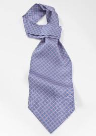 Periwinkle Blue and Pink Ascot