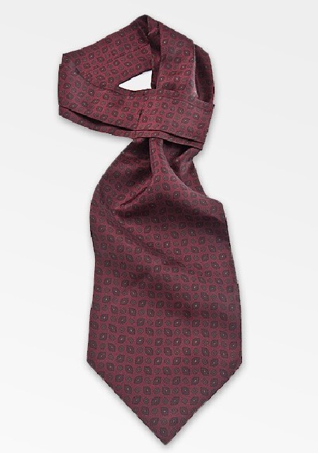Classically Cool Ascot in Burgundy