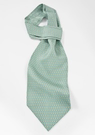 Geometric Ascot in Teals, Blues and Oranges