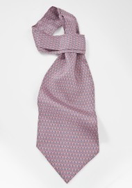 Graphic Ascot in Corals and Blues