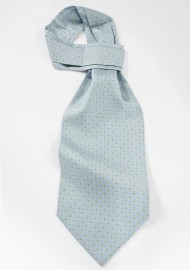 Geometric Ascot in Light Blues and Yellows