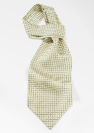 Designer Ascot in Soft Yellows and Blues