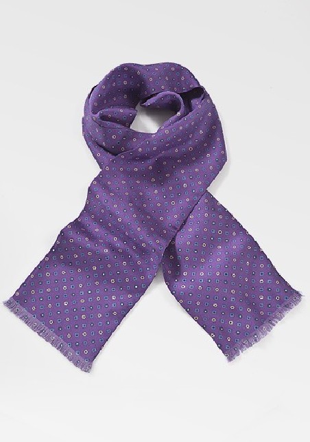 Stunning Berry Purple Man's Scarf