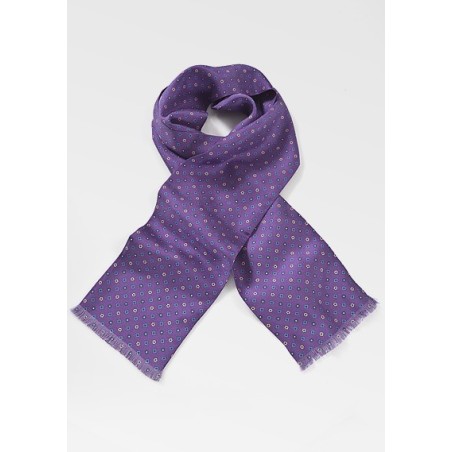 Stunning Berry Purple Man's Scarf