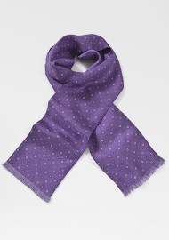 Stunning Berry Purple Man's Scarf