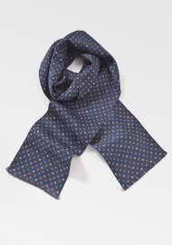 Classic Man's Scarf in Dark Blue