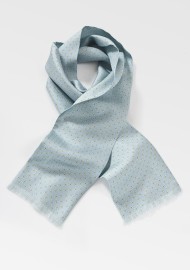 Mens Designer Scarf in Light Blues