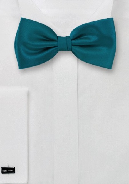 Peacock Blue Bow Tie