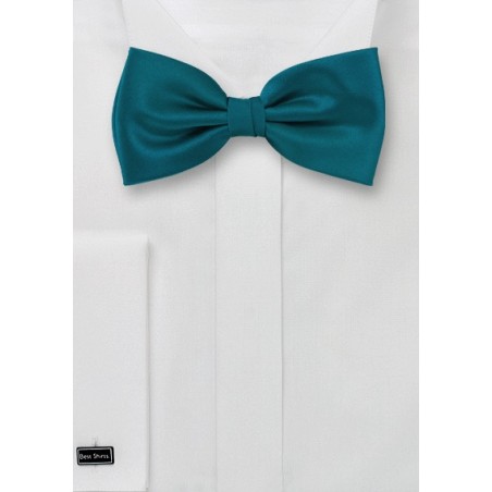 Peacock Blue Bow Tie