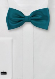 Peacock Blue Bow Tie