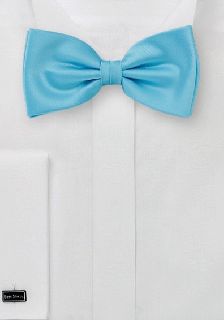 Pre Tied Bow Tie in Mermaid Blue