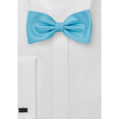 Pre Tied Bow Tie in Mermaid Blue