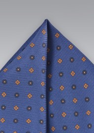 Classic Dark Blue Pocket Square