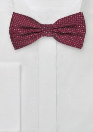 Dapper Bow Tie in Scarlet Red