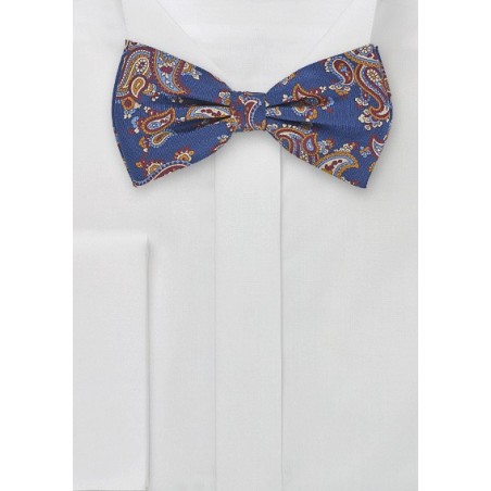 Paisley Patterned Pre-Tied Bow Tie
