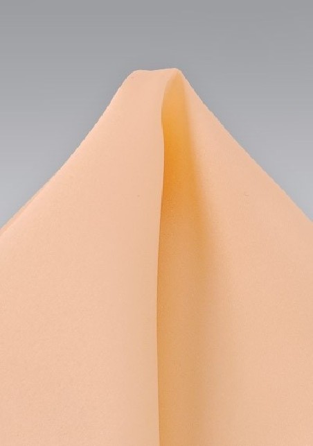 Peach Pocket Square