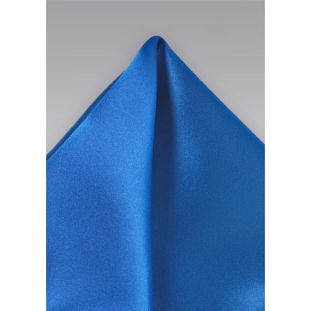 Bright Blue Pocket Square