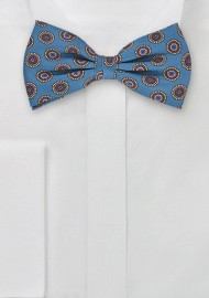 Silk Bow Tie in Teal
