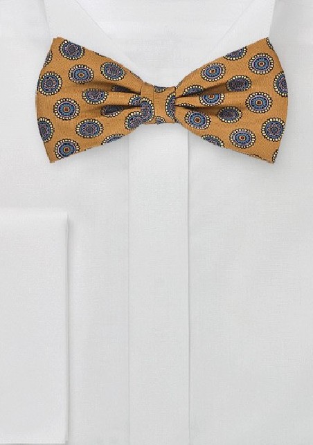 Dapper Bow Tie in Golden Yellow