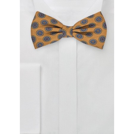 Dapper Bow Tie in Golden Yellow