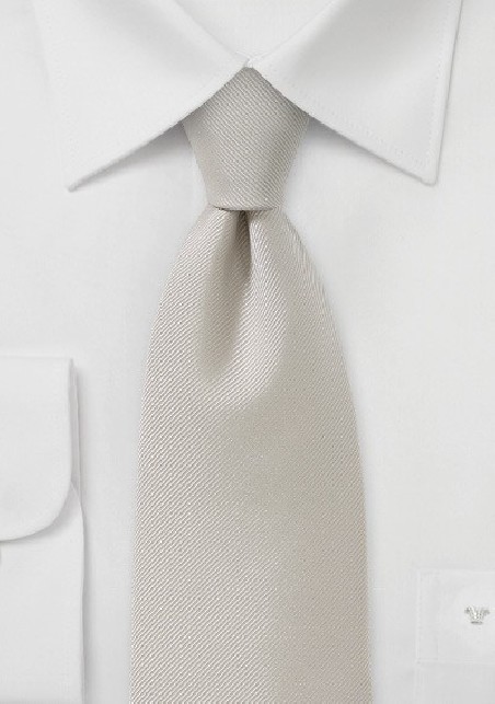 Textured Tie in a Soft Wheat