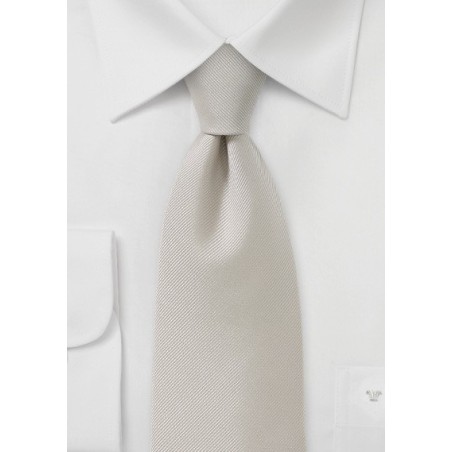 Textured Tie in a Soft Wheat