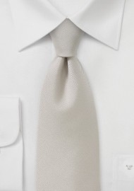 Textured Tie in a Soft Wheat