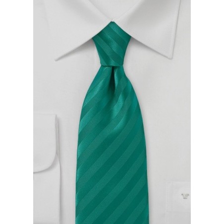 Solid Jade Narrow Tie