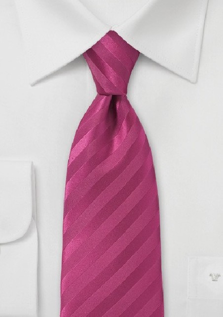 Narrow Magenta Neck Tie