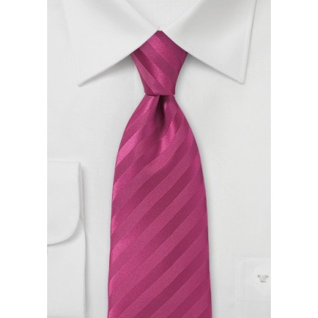 Narrow Magenta Neck Tie