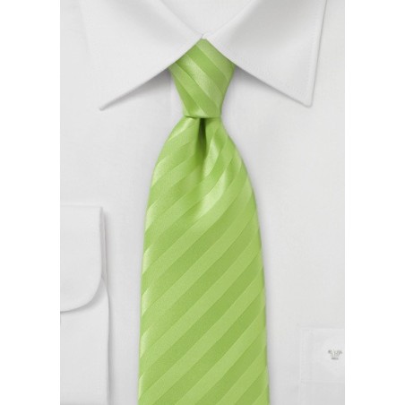 Electric Green Narrow Neck Tie