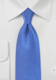 Textured Tie in Marine Blue
