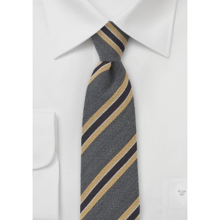 Skinny Wool Tie by BlackBird