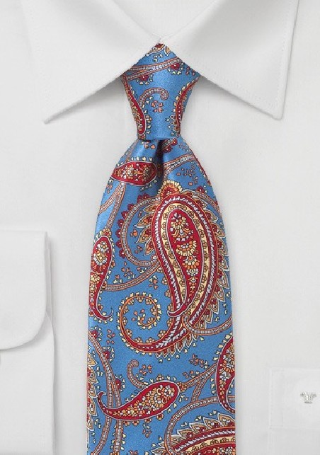 Vintage Paisley Silk Tie by Cantucci