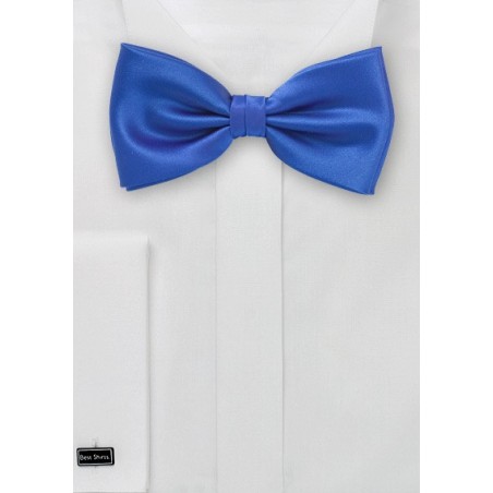 Solid Horizon Blue Bow Tie