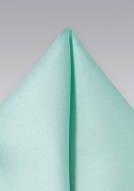 Glacier Blue Pocket Square