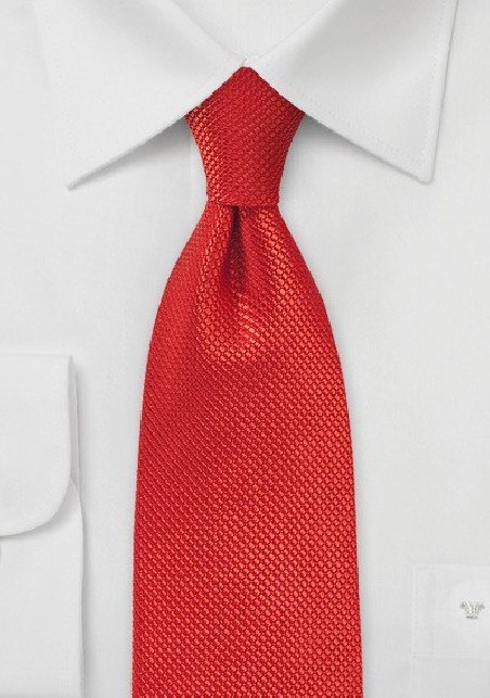Pure Silk Persimmon Necktie