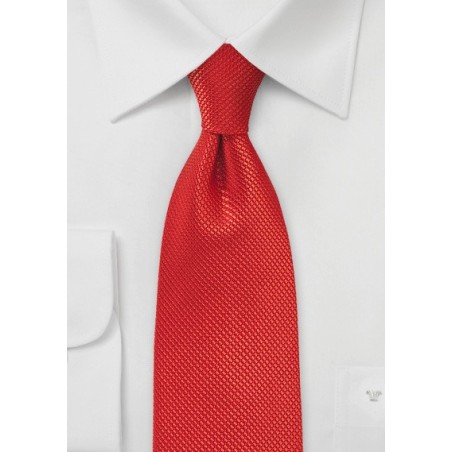Pure Silk Persimmon Necktie