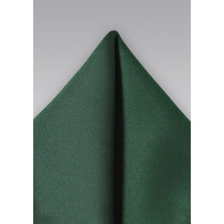 Dark Hunter Green Pocket Square