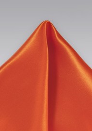 Tuscan Orange Pocket Square
