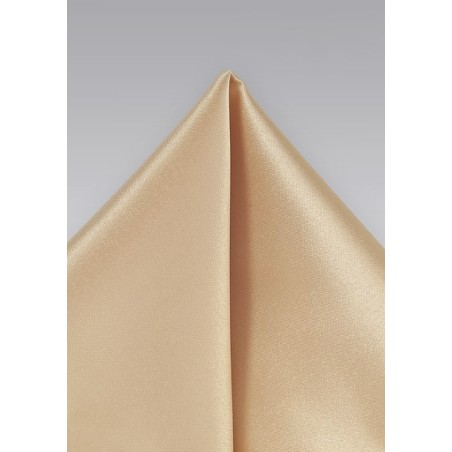 Men's Pocket Square in Golden Fawn