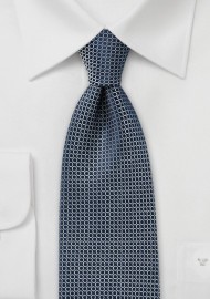 Modern Pin Dot Tie in Dark Navy