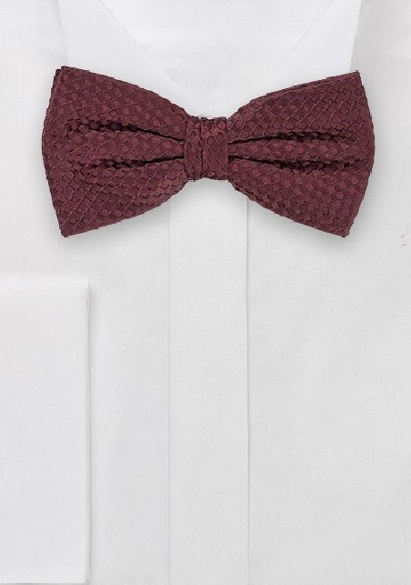 Elegant Bow Tie in Mahogany Brown