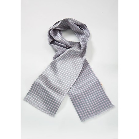 Art Deco Scarf in Shades of Taupes and Pinks
