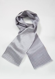 Art Deco Scarf in Shades of Taupes and Pinks