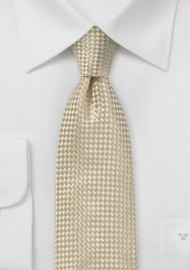 Champagne Colored Designer Silk Tie