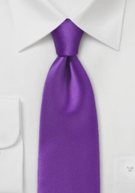 Iris Purple Necktie in Modern Narrow Cut