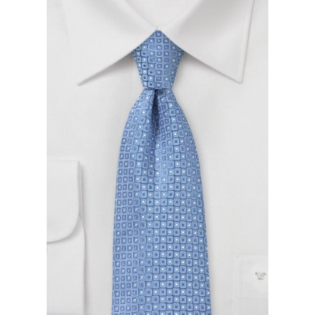 Sky Blue Designer Silk Tie by Cantucci