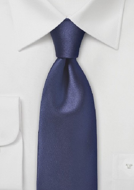 Elegant Dark Navy Neck Tie