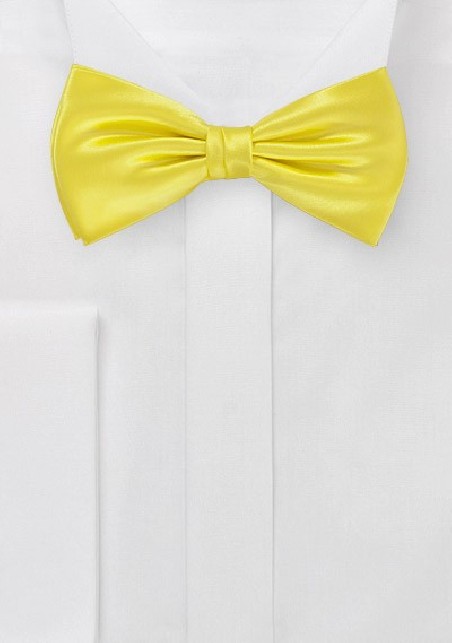 Bright Sunshine Bowtie Made from Pure Silk